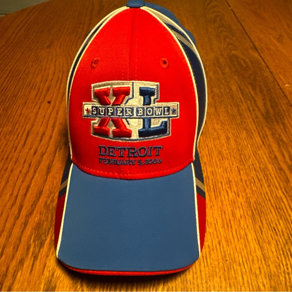 NFL Red and Blue Super Bowl XL Hat
